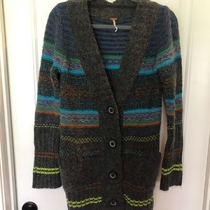 Free People Wool Cardigan